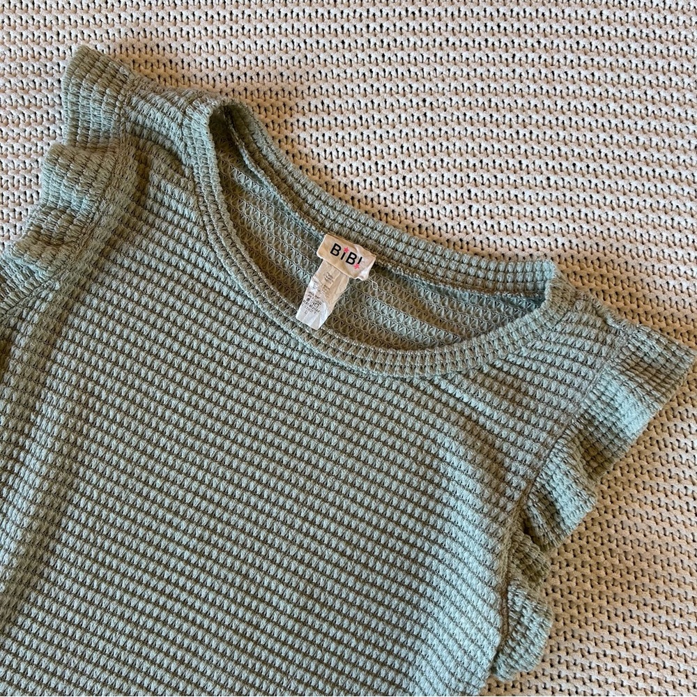 Bibi Waffle Knit Top